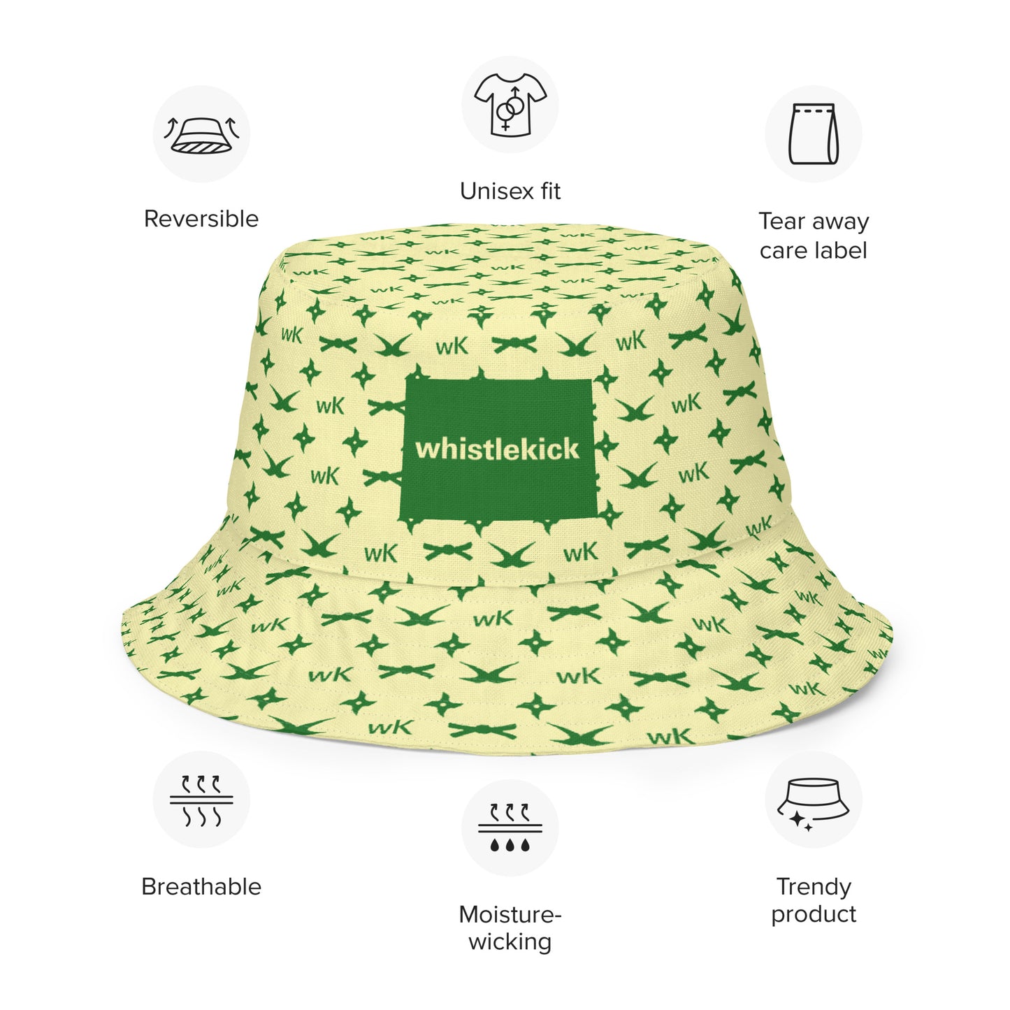 wK Reversible Luxe Bucket Hat