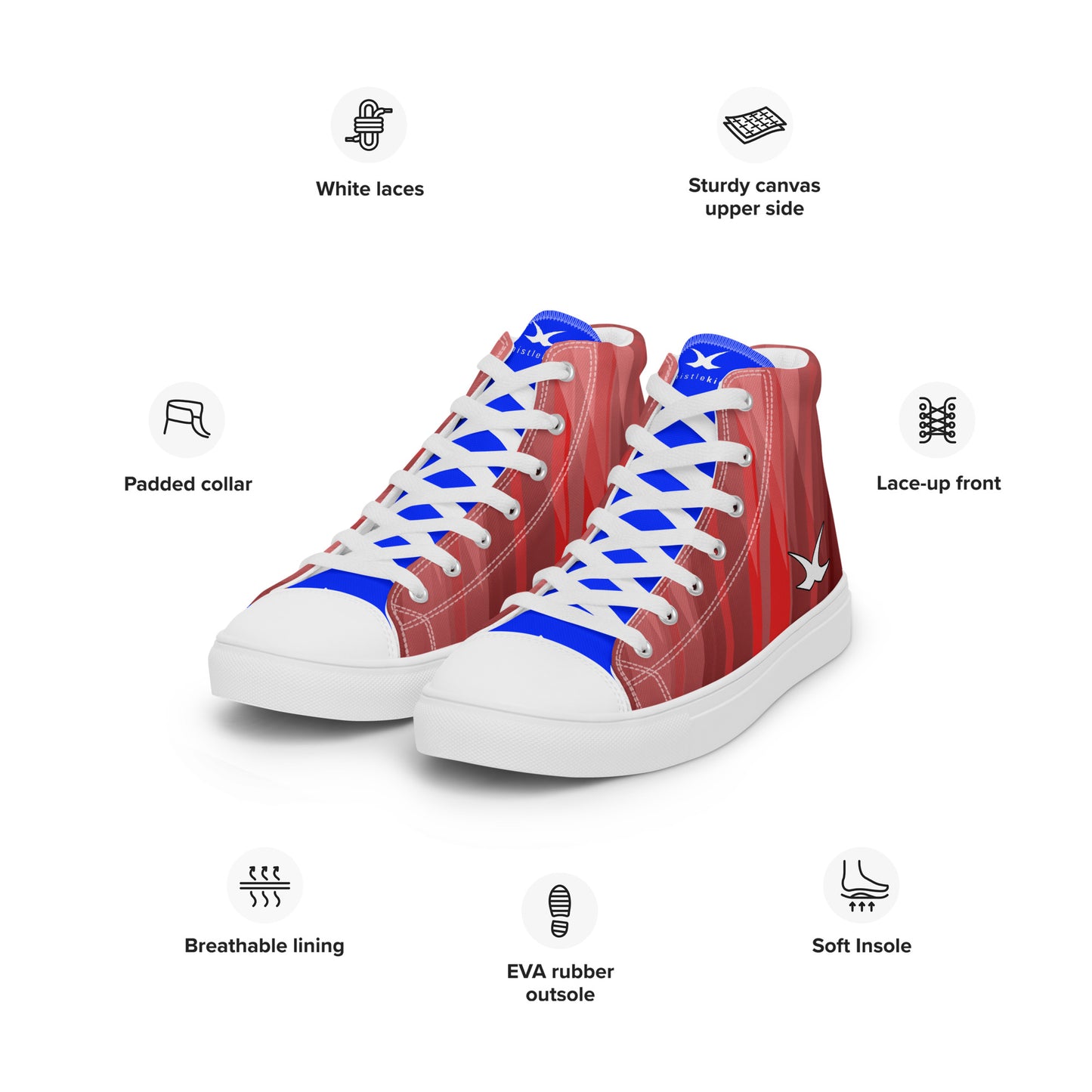 v.3 Canvas Hi Red-Blue