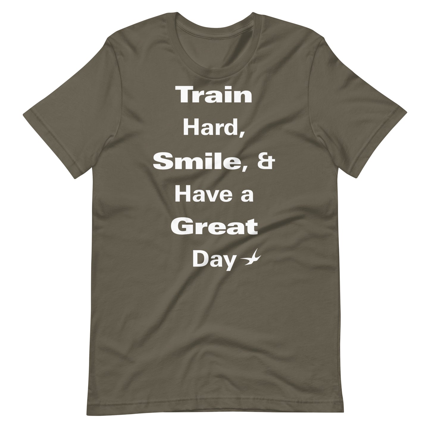 The Train Hard, Smile, and Have a Great Day Tee