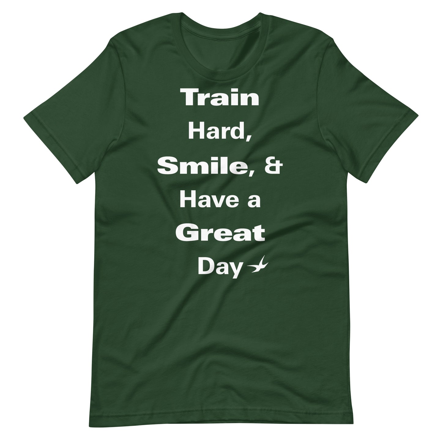 The Train Hard, Smile, and Have a Great Day Tee