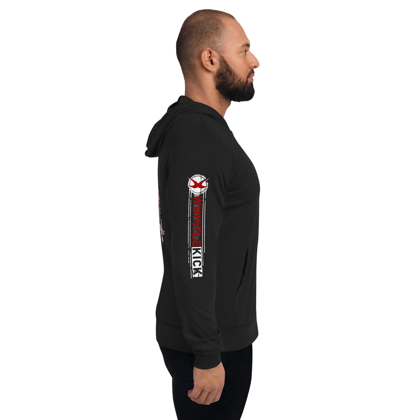 Vintage Shield Zip Hoodie "Unisex"