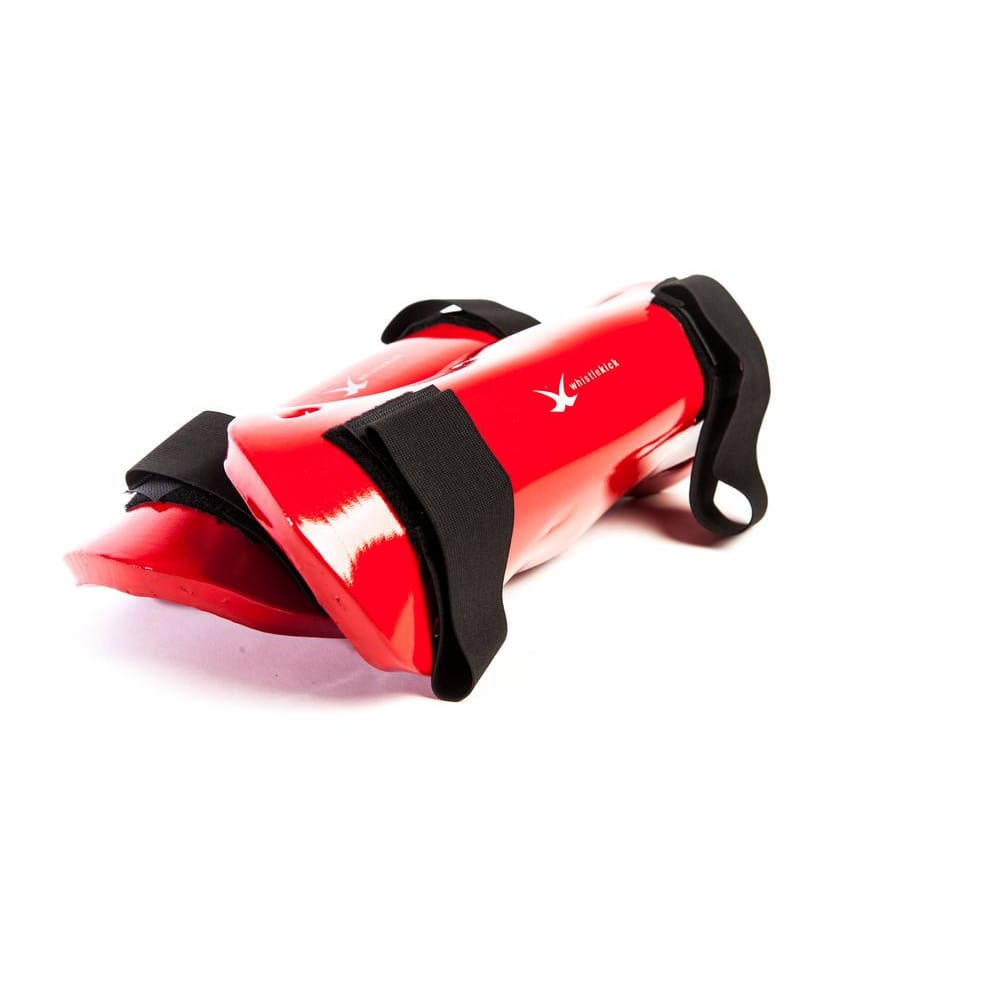 whistlekick Sparring Shin Guards - Small / Heat (Red)