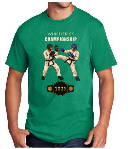 Whistlekick Championship 2025 Official T-Shirt.