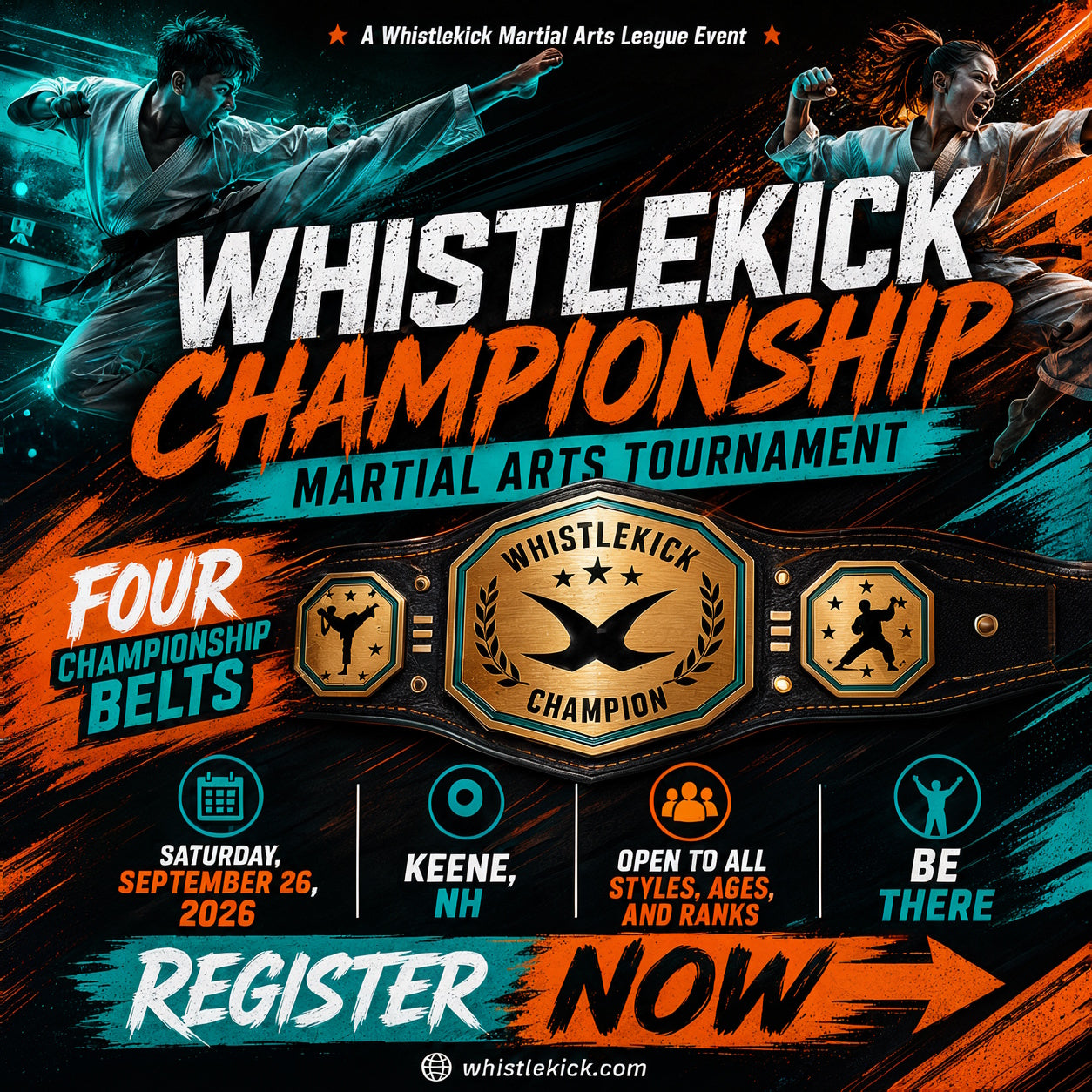 2026 Whistlekick Championship Martial Arts Tournament