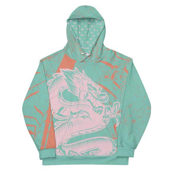 Dragon Hoodie 3.0 - Teal, Orange, Pink