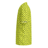 Hawaiian unisex whistlekick button down shirt (Yellow-jacket)