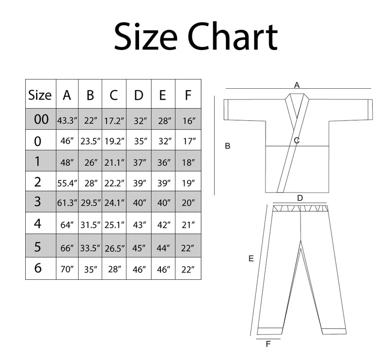 Student Wrap-Around Uniform 8oz.