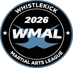 whistlekick martial arts league  logo