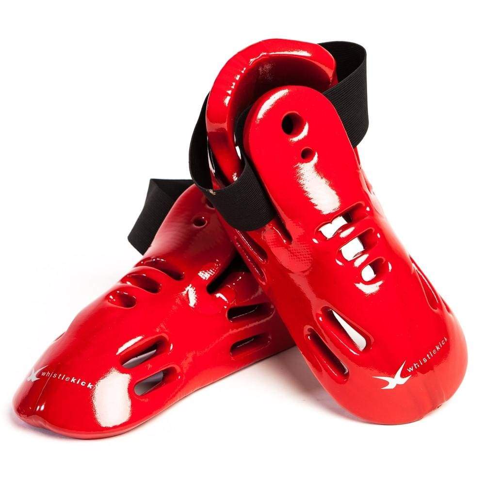 whistlekick Original Sparring Boot - Child Medium / Heat (Red)